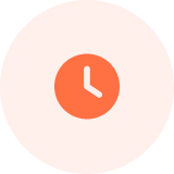 آیکون نارنجی زمان صرفه